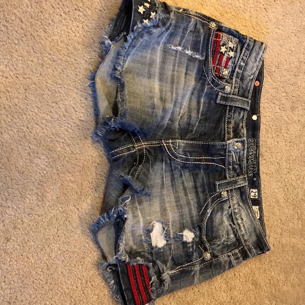 Miss Me 4 th of July Shorts